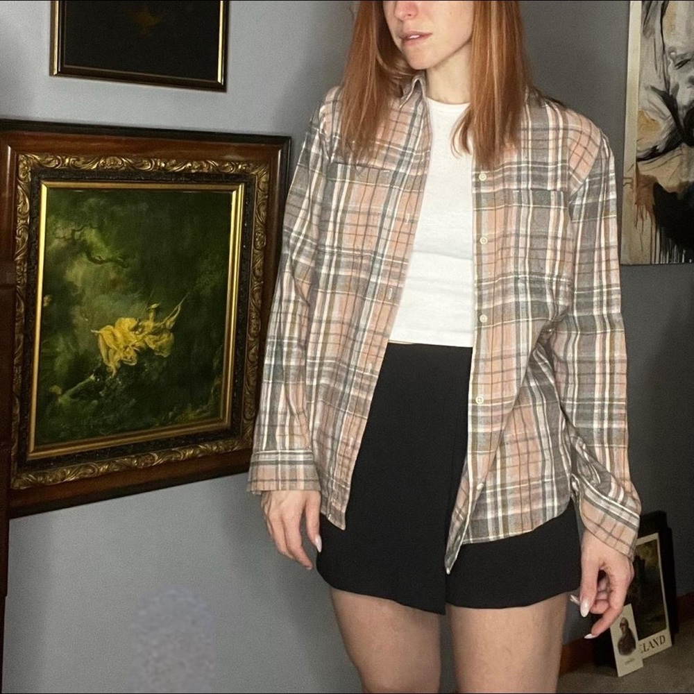 Madewell Plaid Flannel Button Up